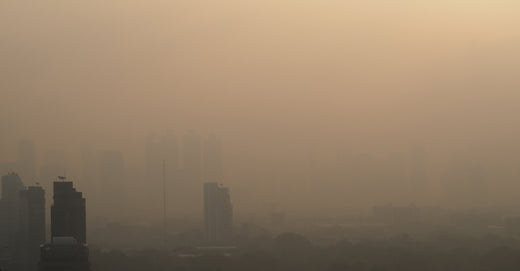 Dust storm over China city