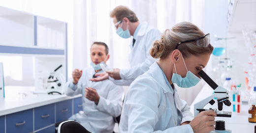 People in Cleanroom Lab