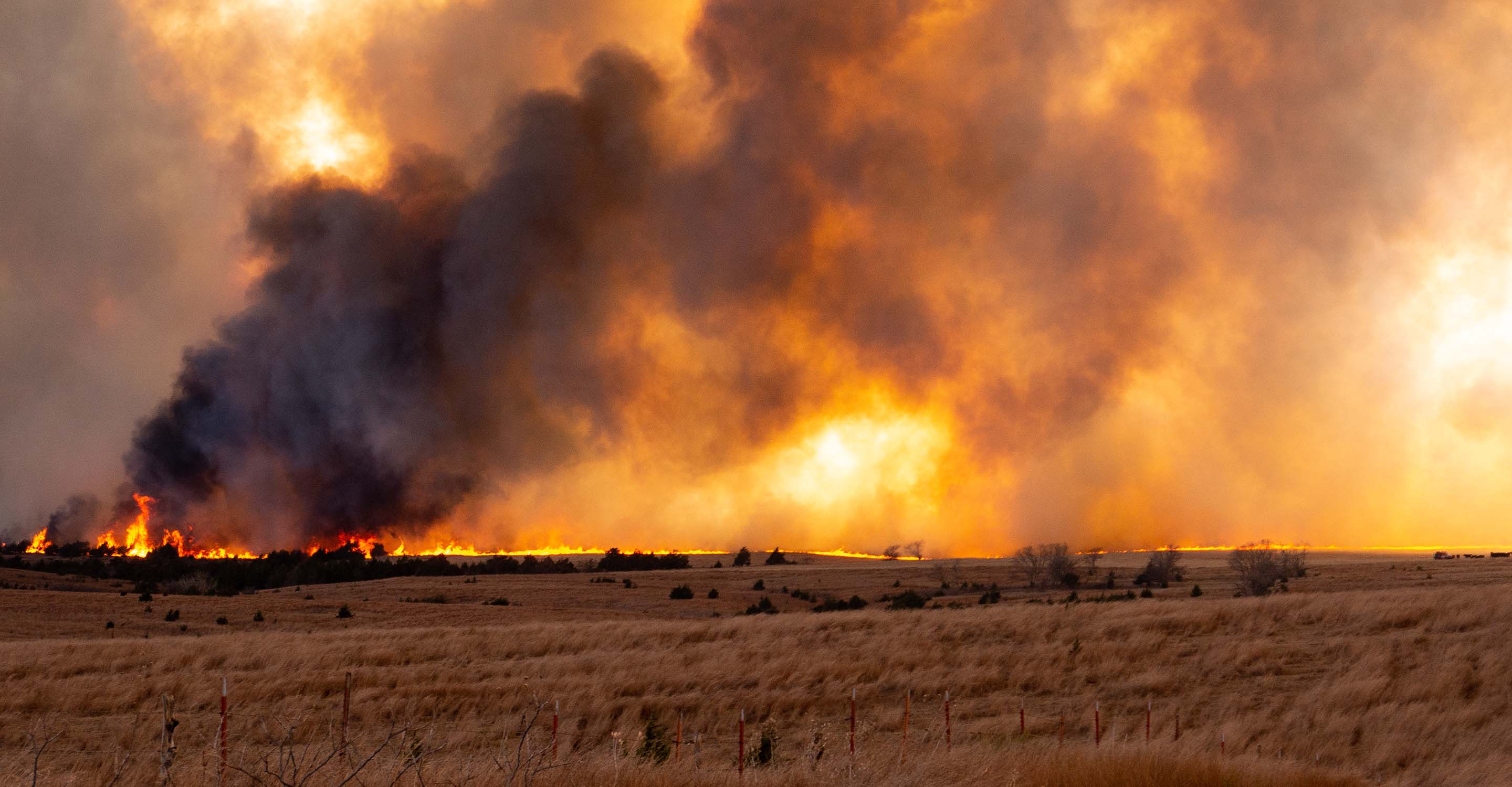 Wildfires burning in Oklahoma