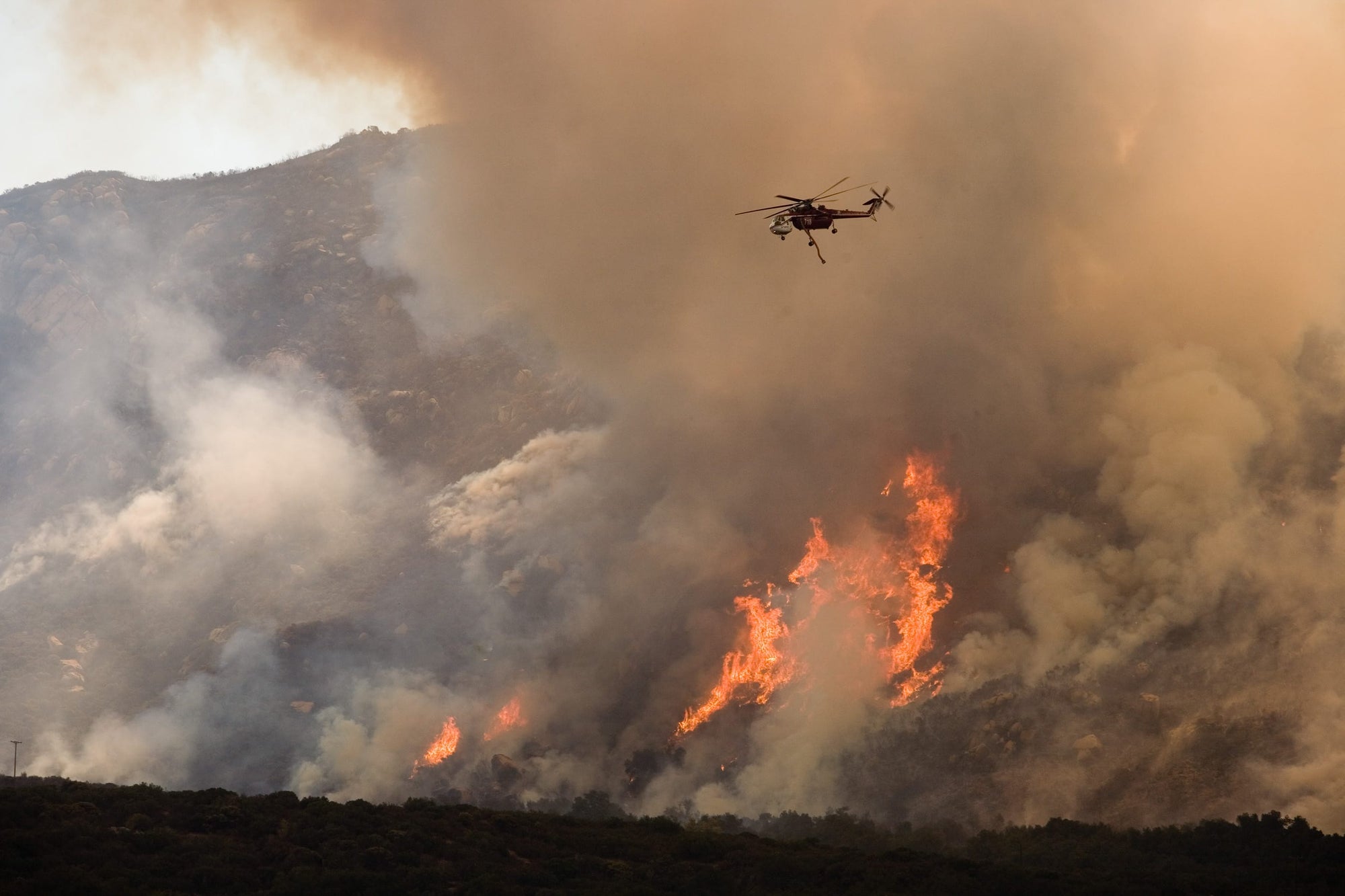 wildfire mountain